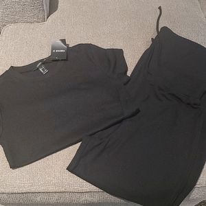 Black casual set
